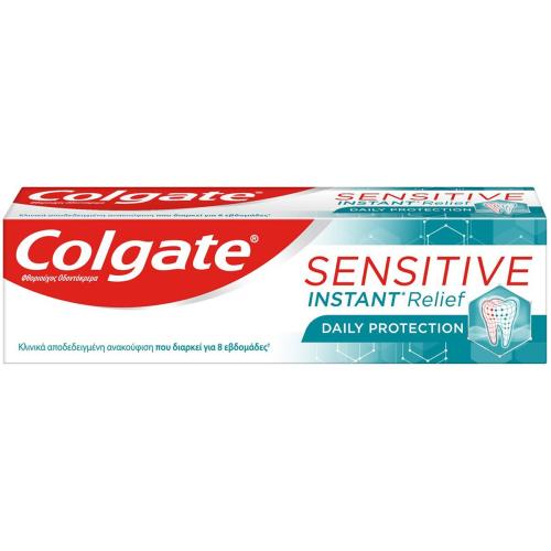 Colgate Sensitive Instant Relief Daily Protection Οδοντόκρεμα για Ανακούφιση στα Ευαίσθητα Δόντια 75ml